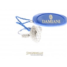 DAMIANI anello con diamante marquise e pave' diamanti ct.0,78 new